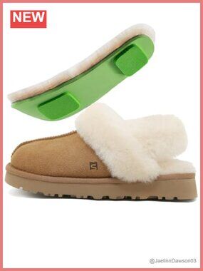 Australian Sheepskin Slippers Women Memory Foam Removable Strap Slide Slippers